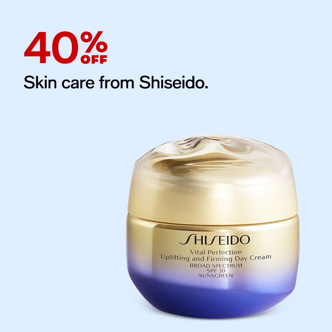 40% off Shiseido