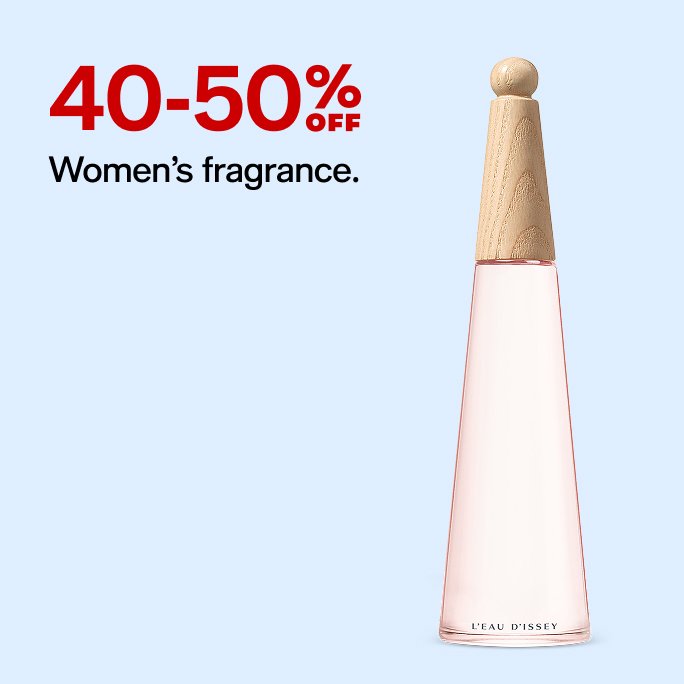 40-50% off women's fragrances