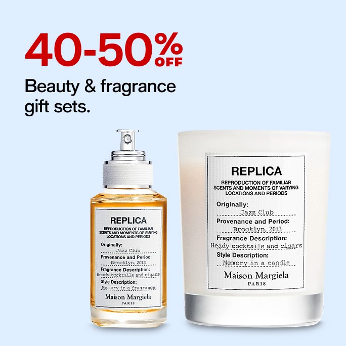 40-50% off gift sets