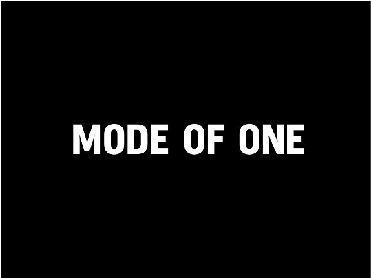 Mode of One