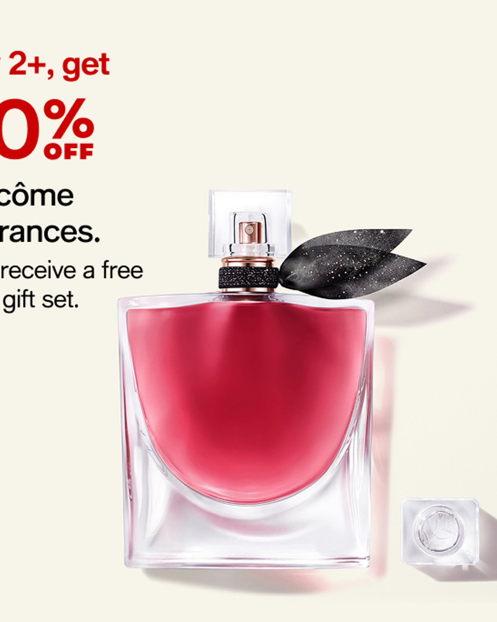 Buy 2+ get 20% off Lancome
