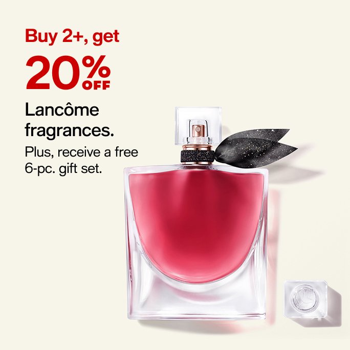 Buy 2+ get 20% off Lancome