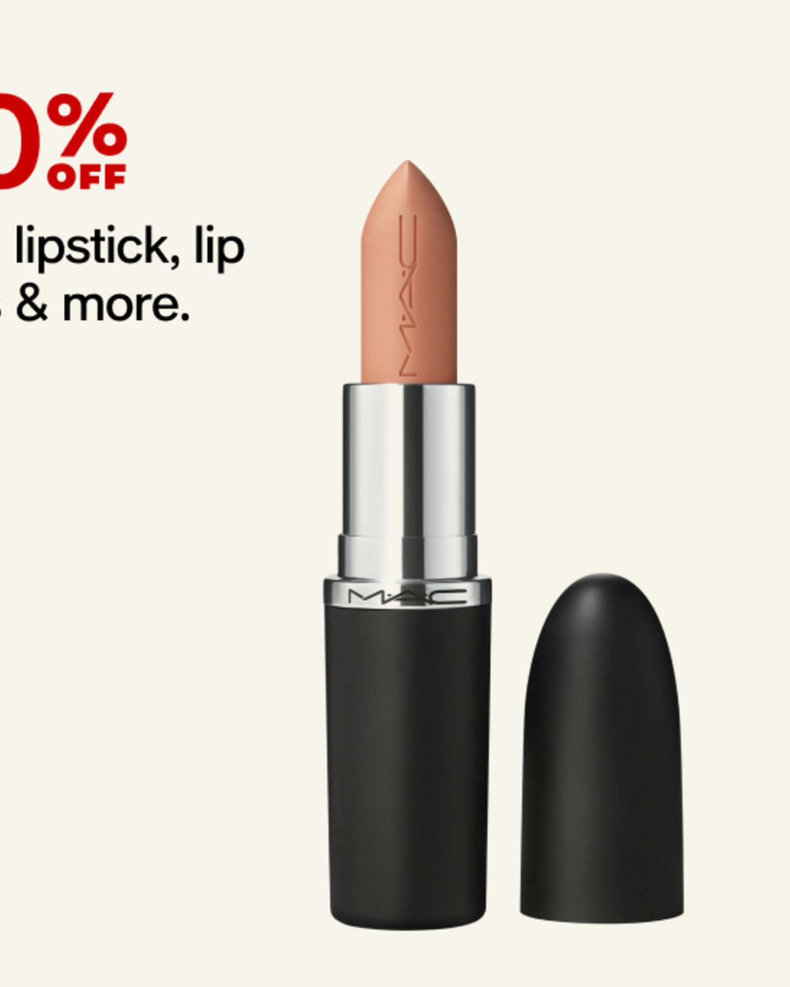30% off MAC lip