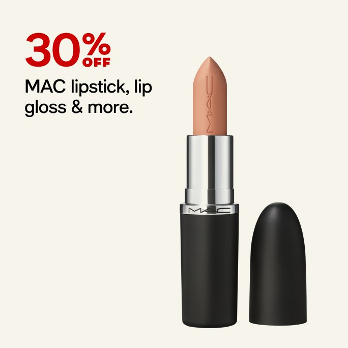 30% off MAC lip