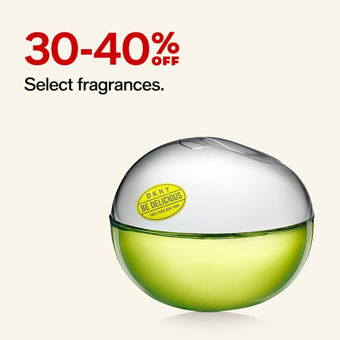 30-40% off fragrances