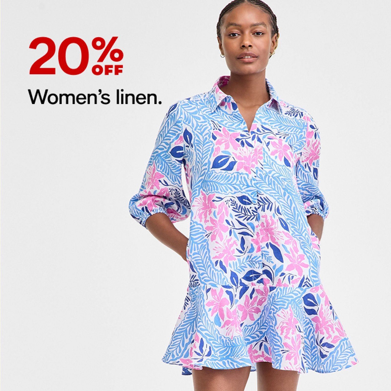 20% off Women's Linen 