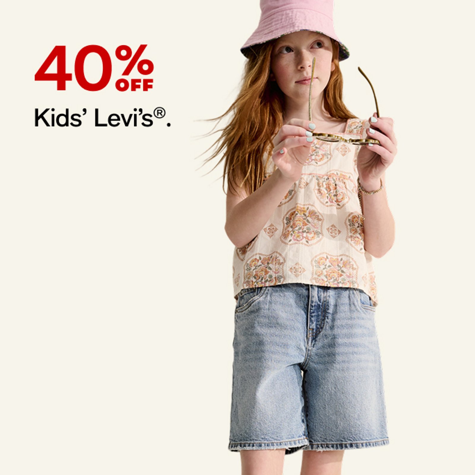 40% off Kids' Levis'