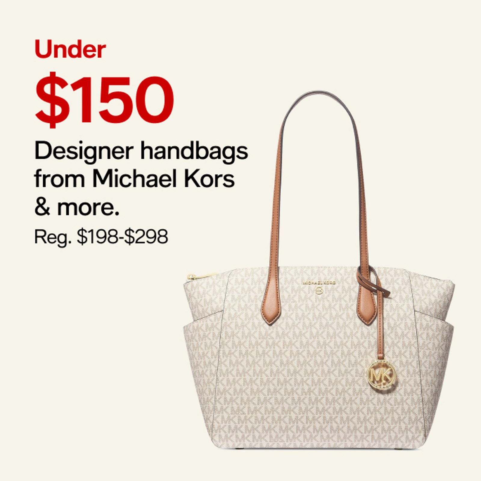 Under $150 Designer handbags from Michael Kors & more