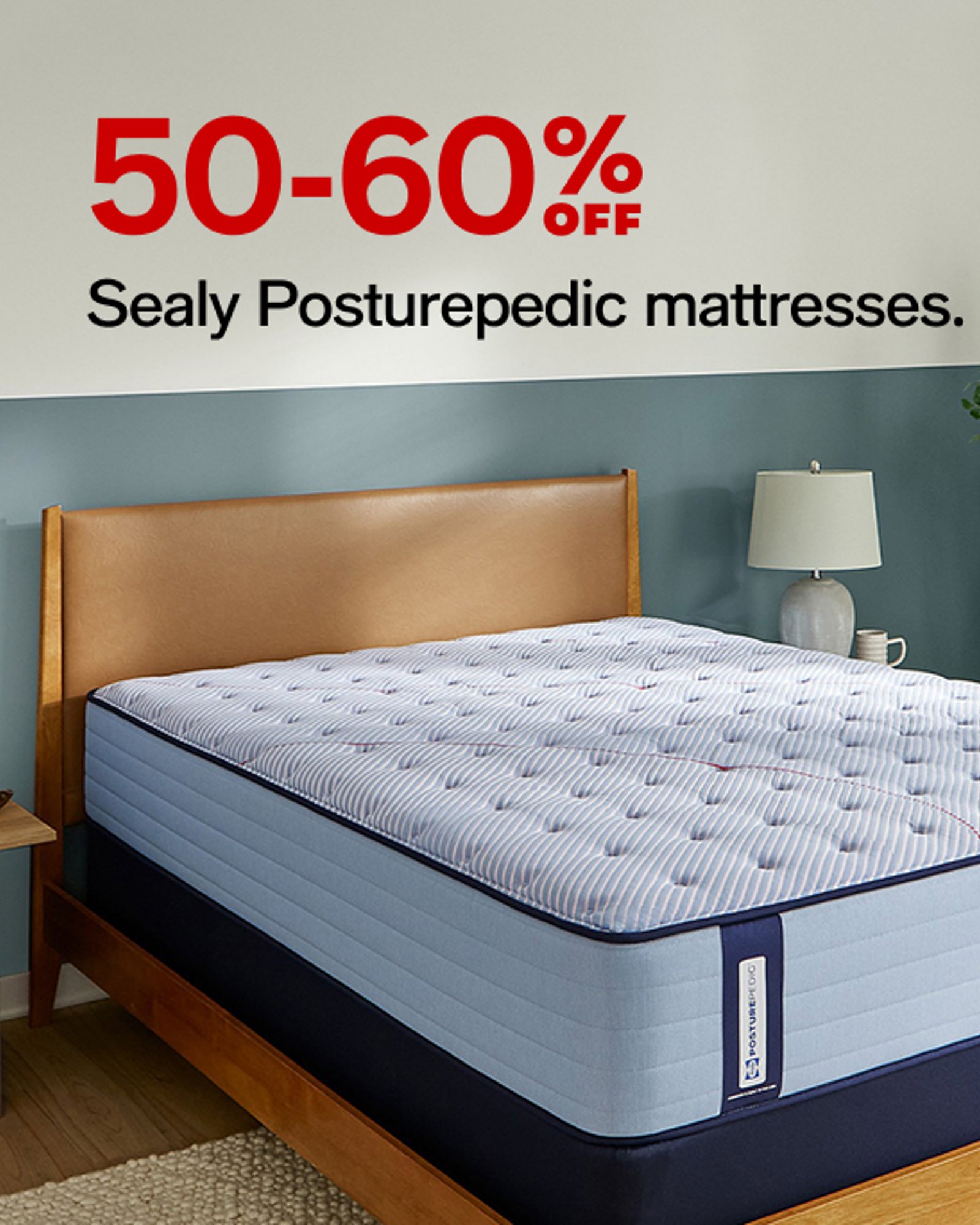 50-60% off Sealy Posturepedic