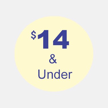 $14 & Under