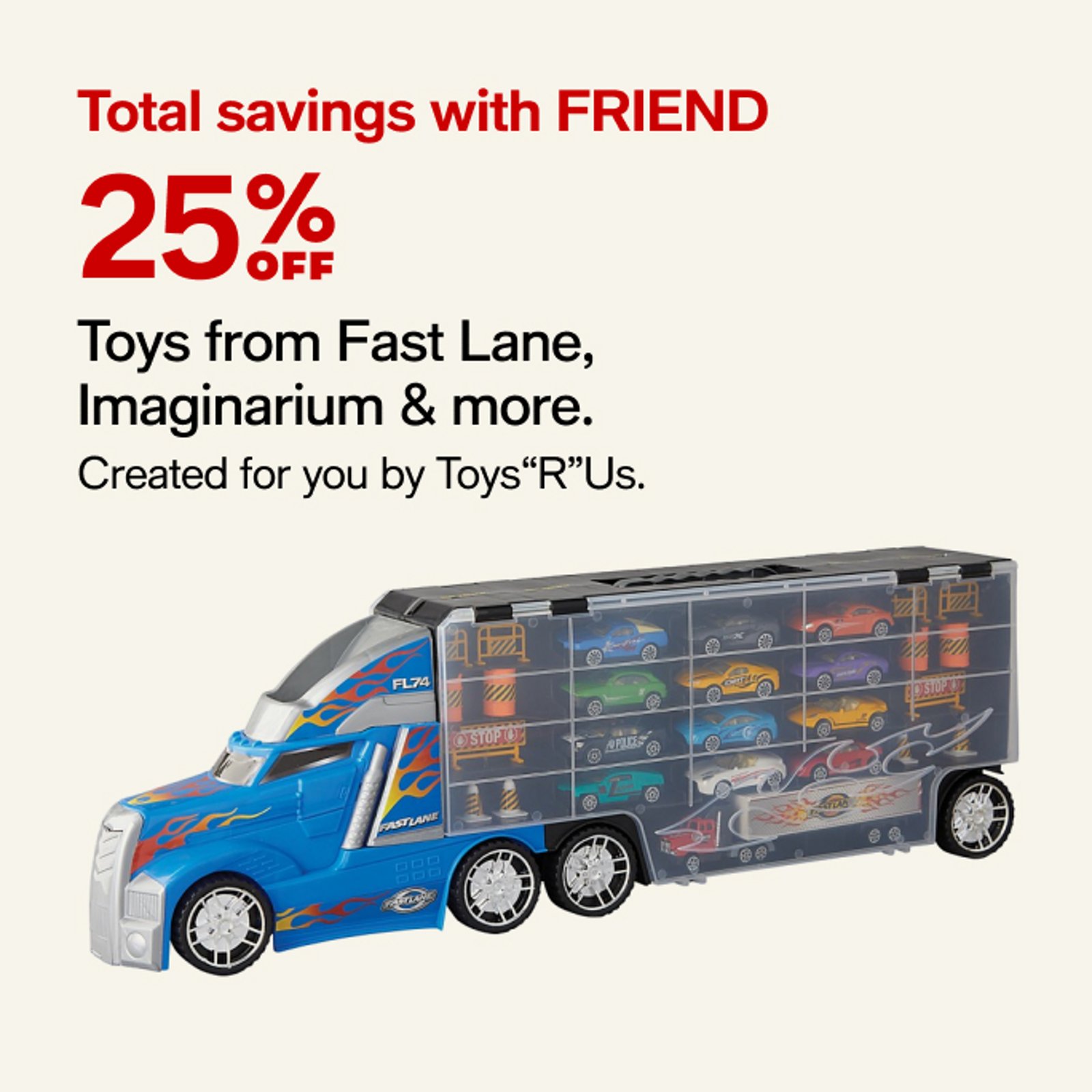 Toys from fast lane. Imaginarium and more