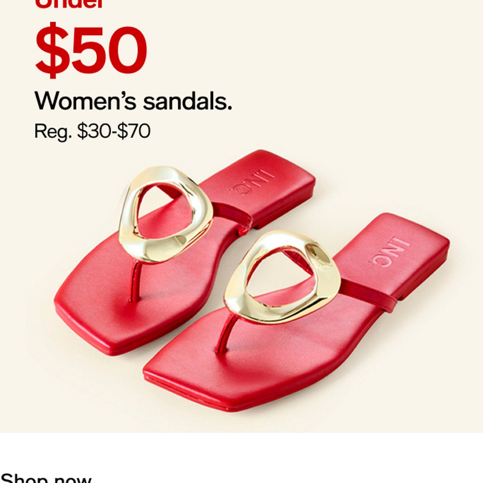 under 50 sandals