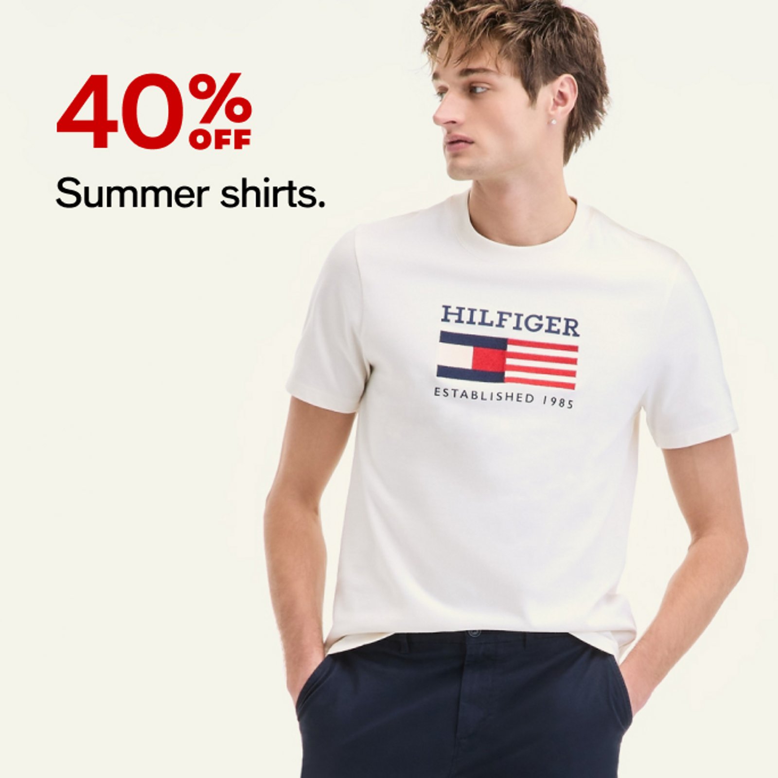 40% OFF Summer shirts.