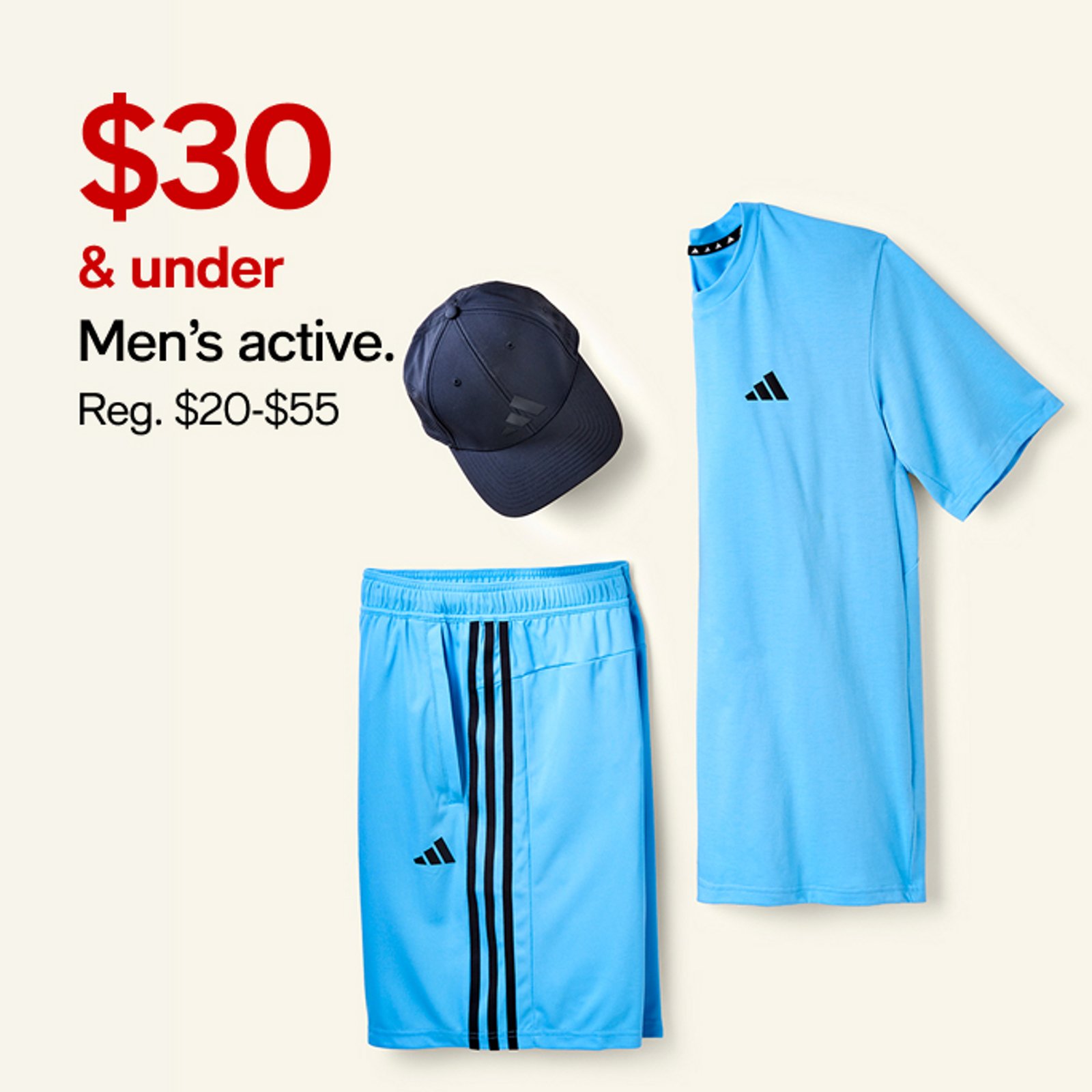 $30 under Men's active