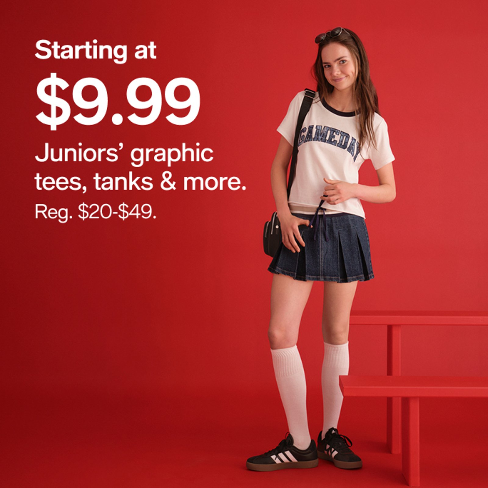 Starting at $9.99 Junior's graphic tees, tanks & more