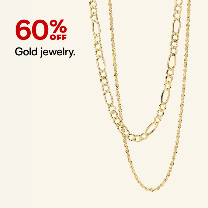 60% Off Gold Jewelry