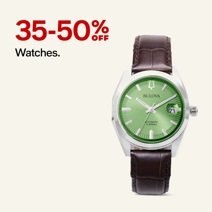 35-50% Off Watches