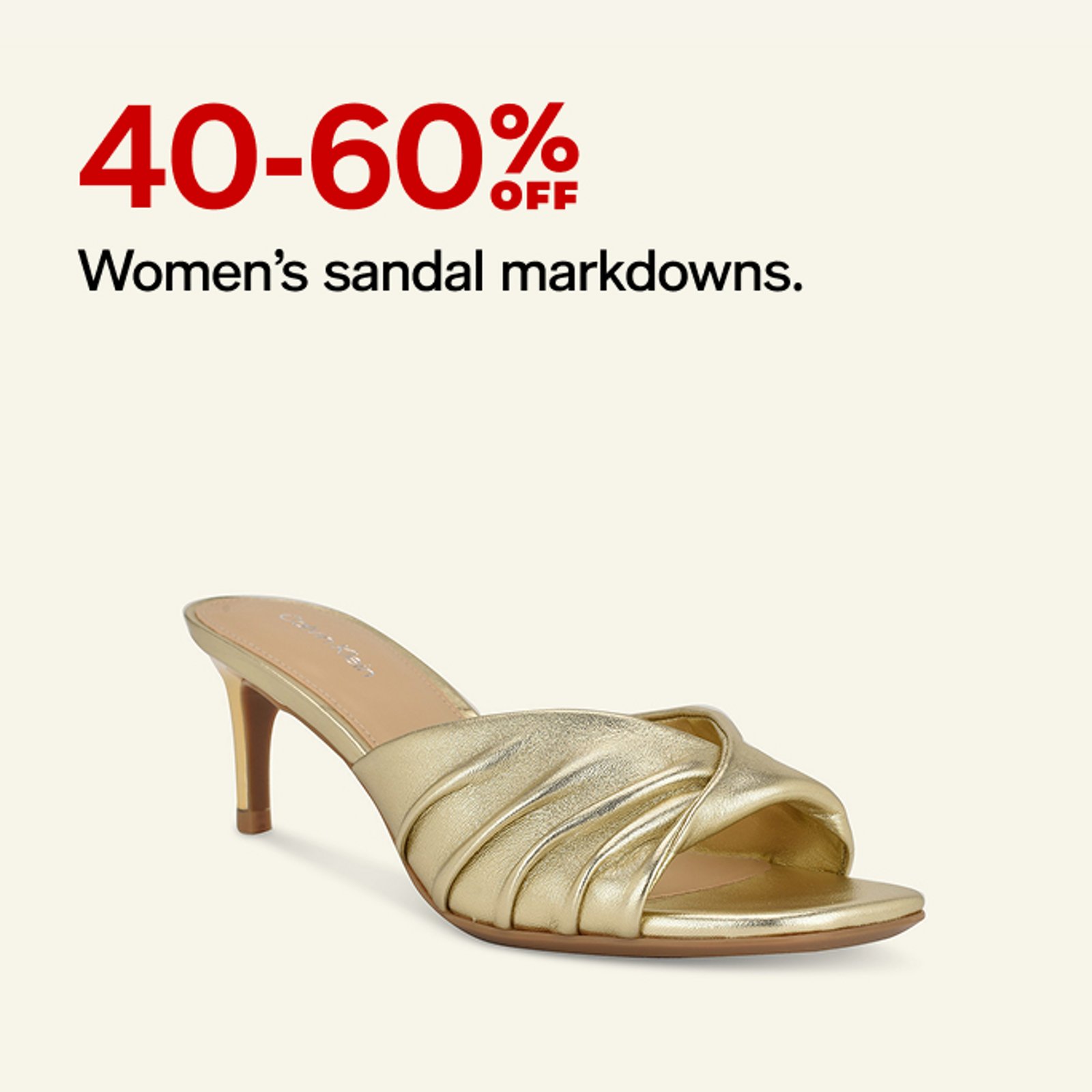 40-60 off Women Sandals