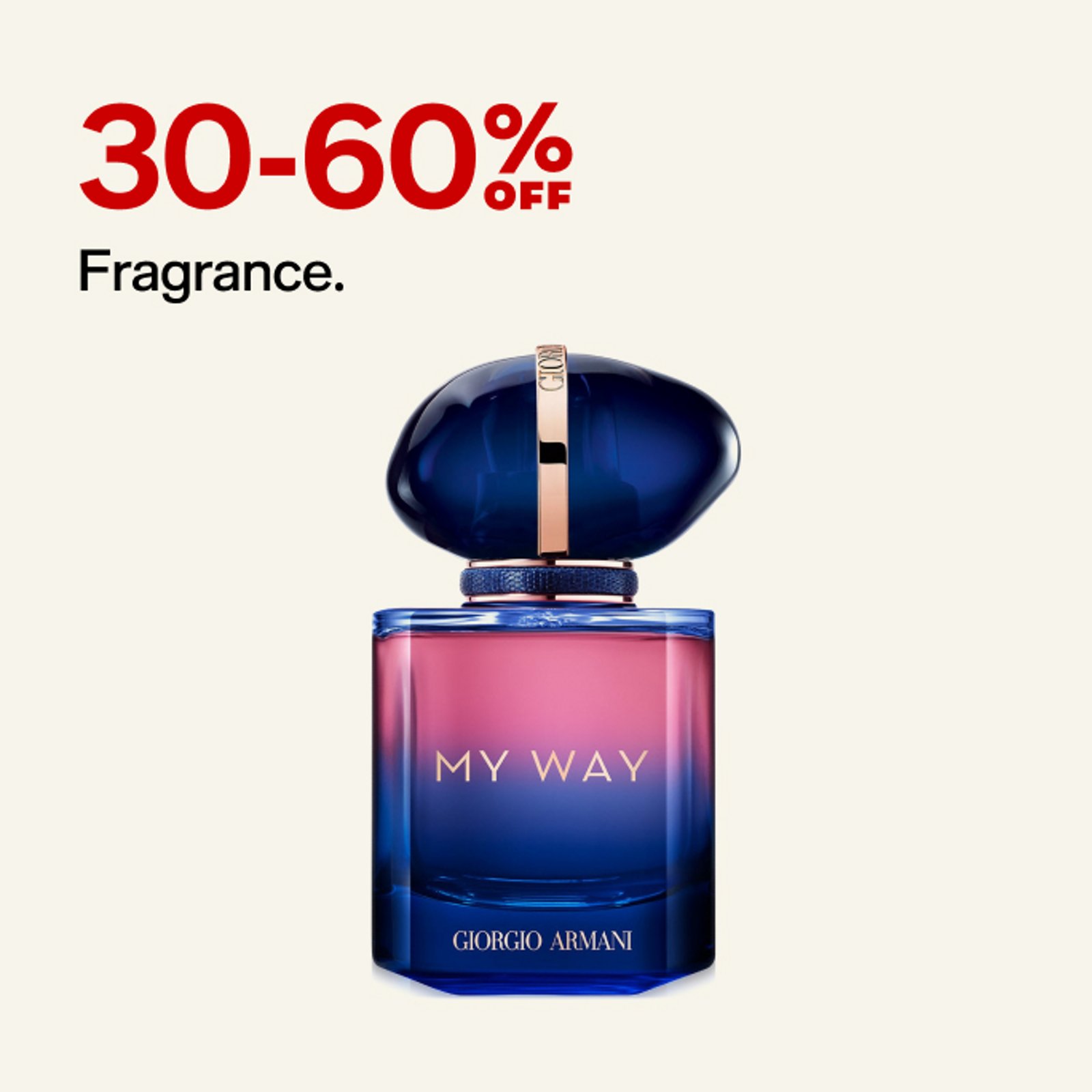 40-50% off fragrance