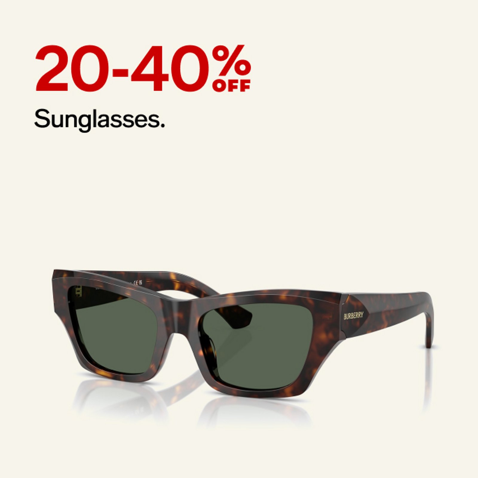 20-40 off Sunglasses