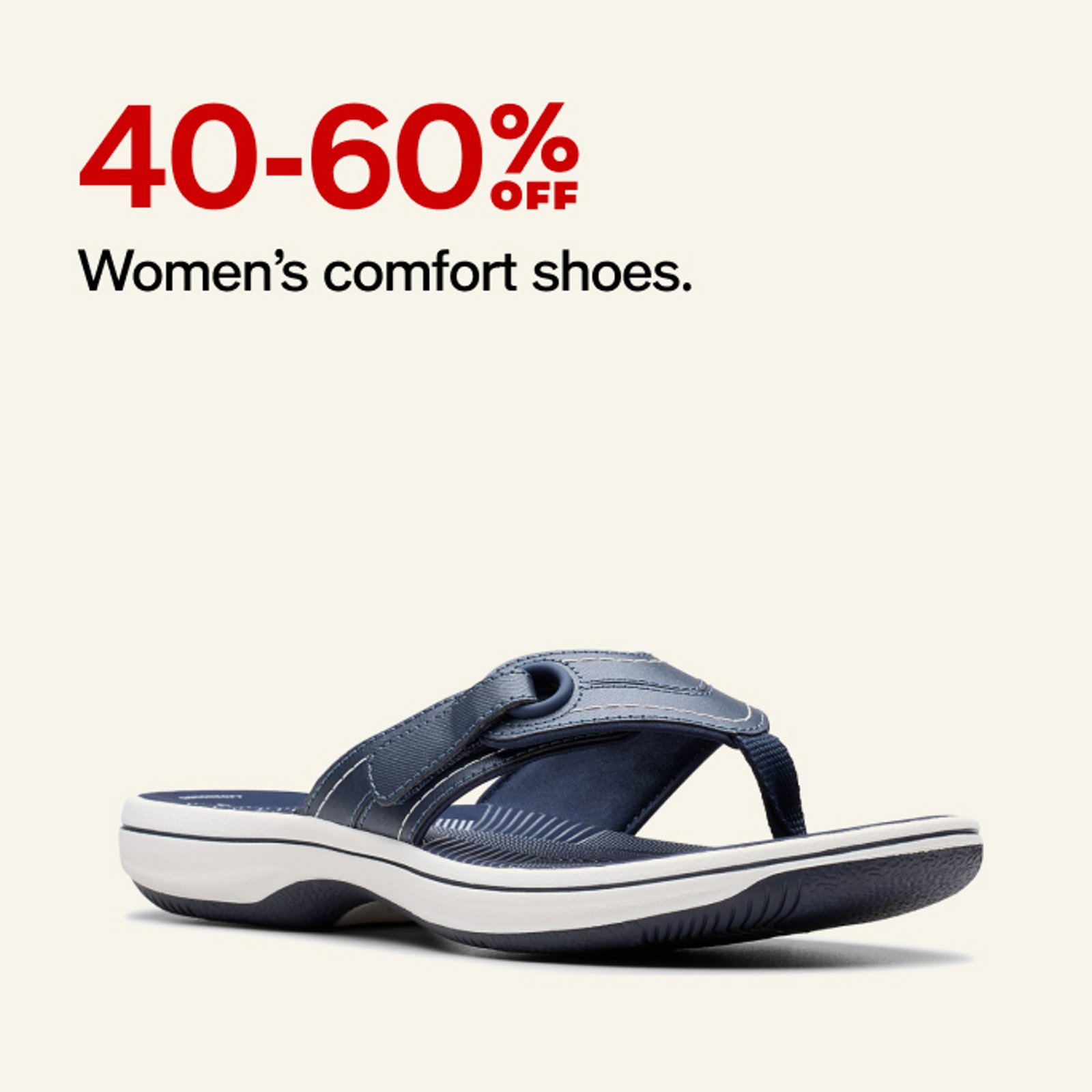 40-60% off Women's comfort shoes