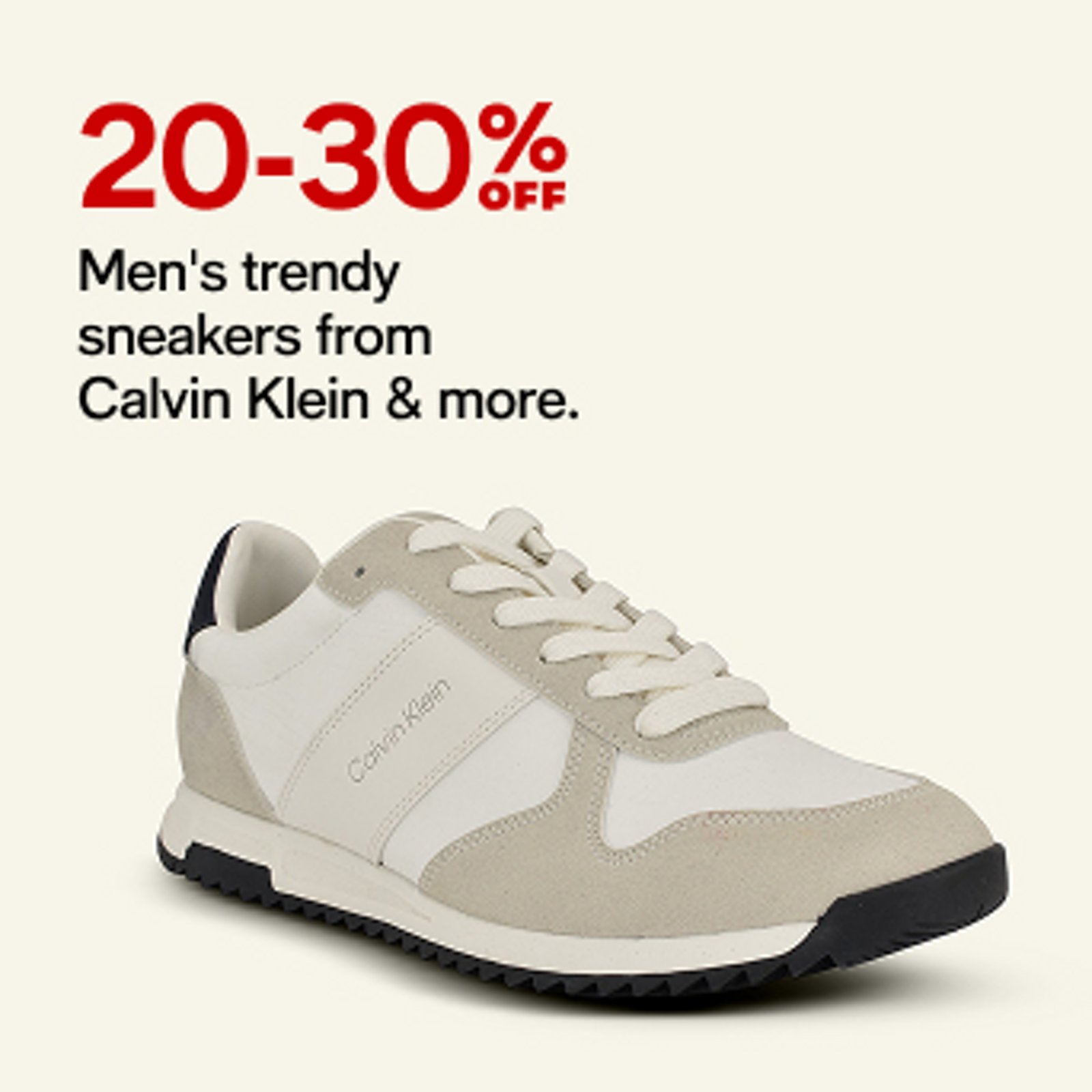 Men's trendy sneakers from calvin Klein & more