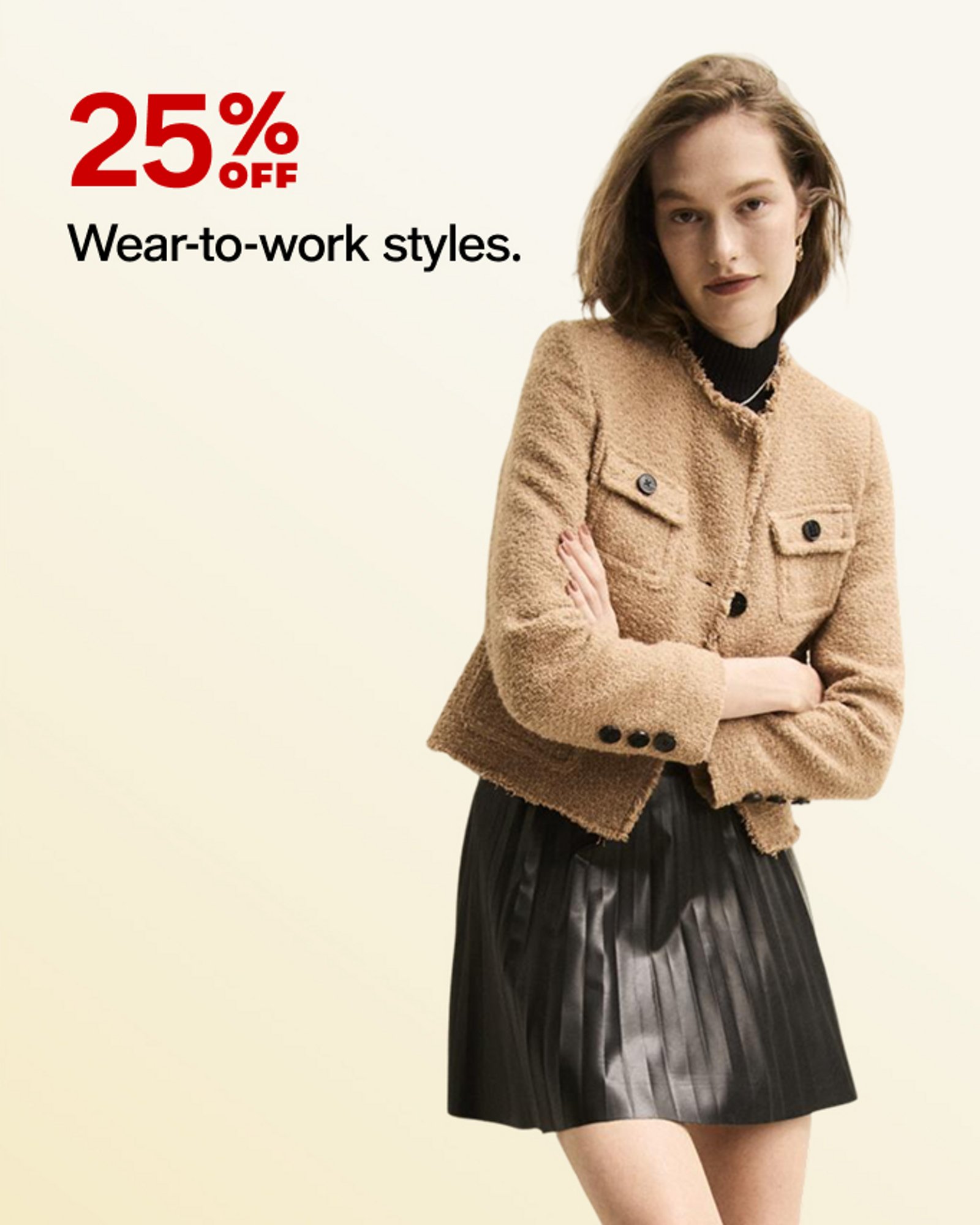 25% off wear to work 