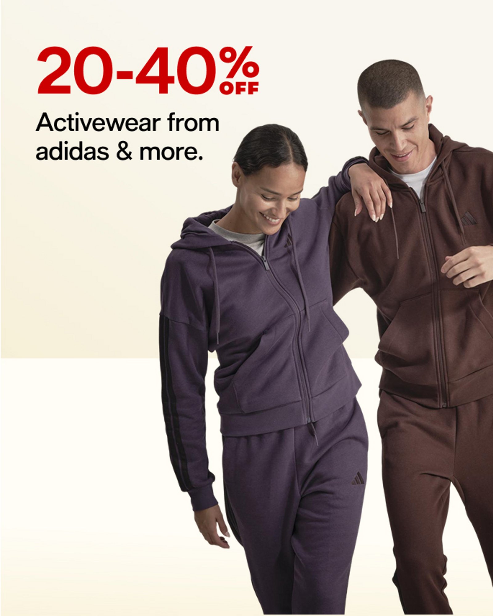 20-40% off Activewear 