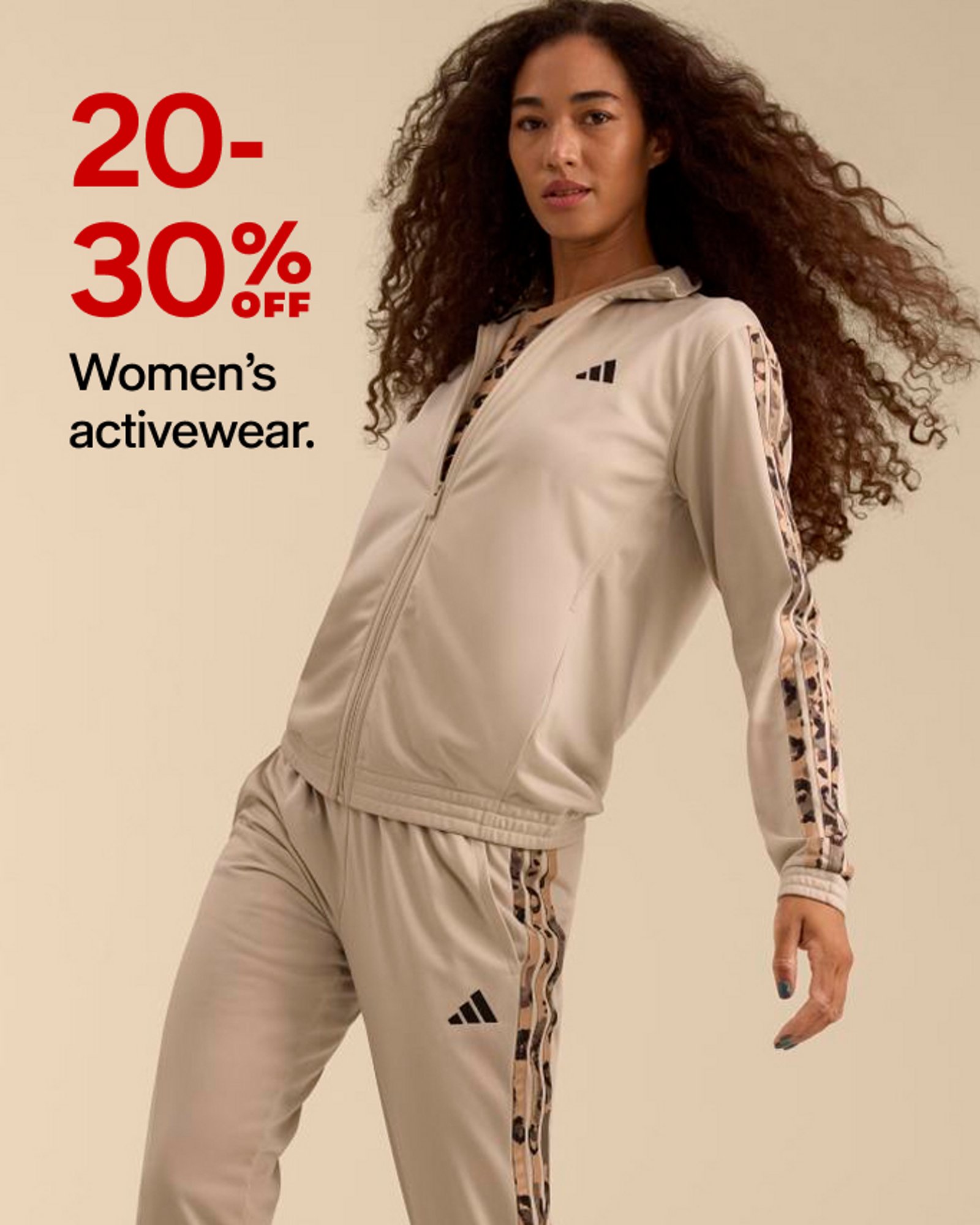 20-30% off Womens Activewear